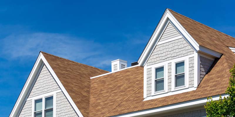 House with gray siding